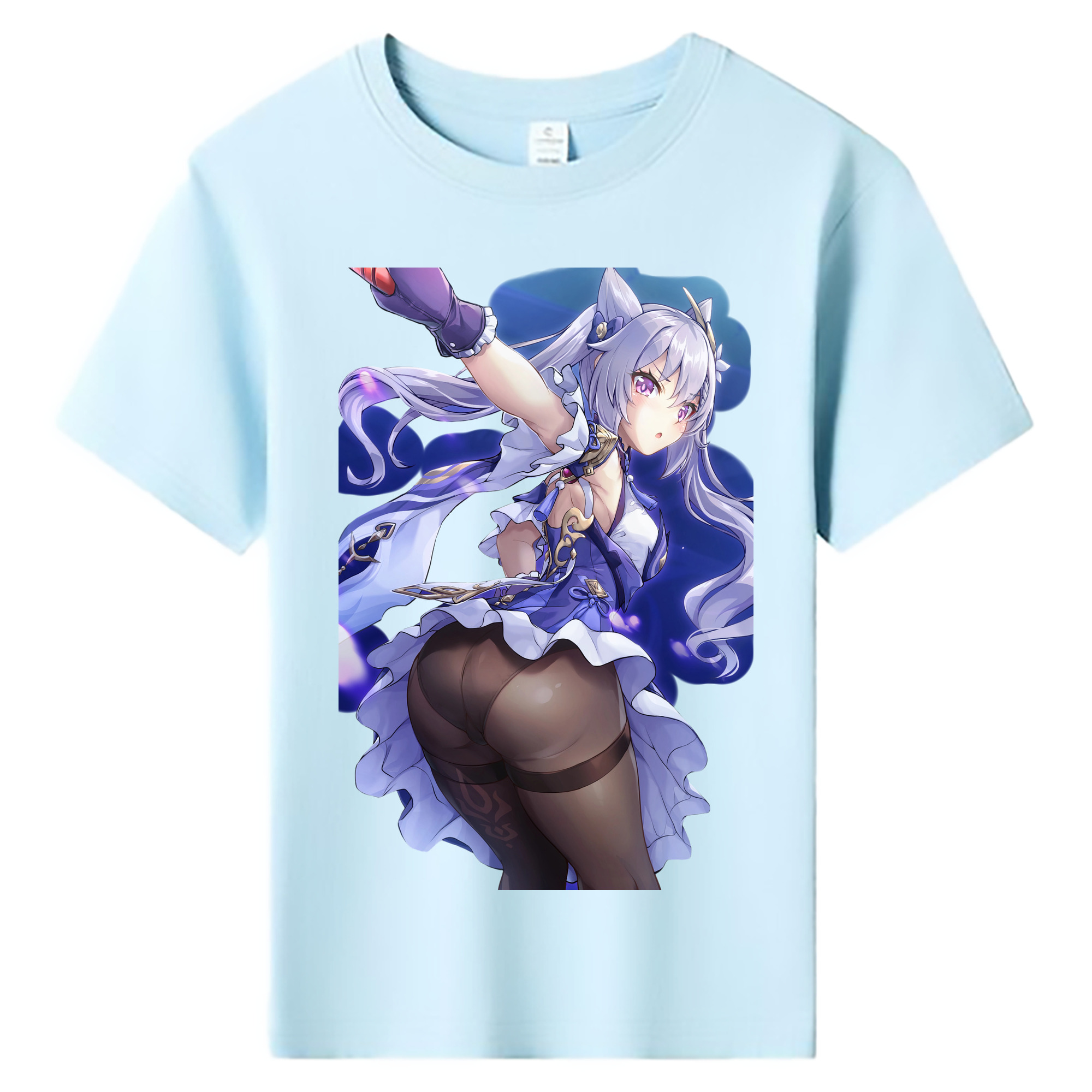 げんし神 刻晴 こくせい genshin Kokusei 綿100％キッズTシャツ（フロントプリント）